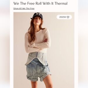 We the Free Roll With it Thermal - ballet slipper